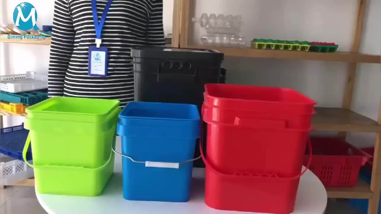 Top Level Best Quality 20l Pp Green Square Plastic Bucket Buy Pp
