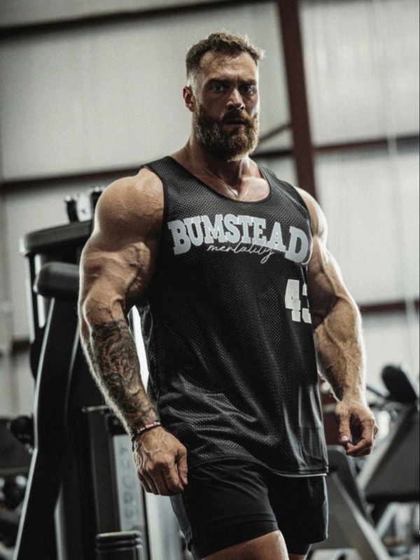 Chris Mesh Vest Training Fitness Breathable Sleeveless Top European and American Sizes