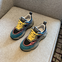 Nicole veve old Dad shoes Chains net red spelling lace thick bottom casual sneakers women shoes