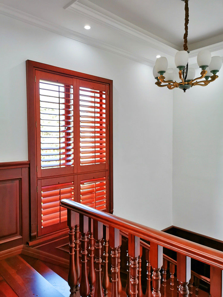 San Deco North American red cherry lobe breathable window American balcony cloakroom shuttle manufacturer customized