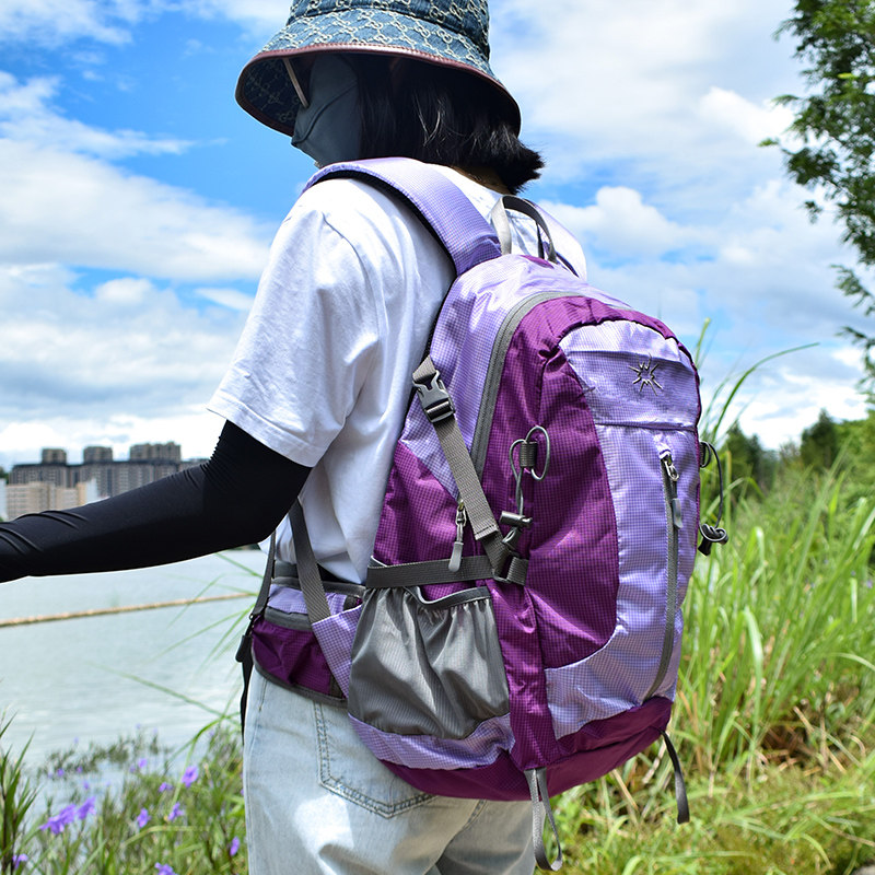 Outdoor mountaineering bag women's light travel hiking backpack men's large-capacity waterproof multi-function backpack carrying system