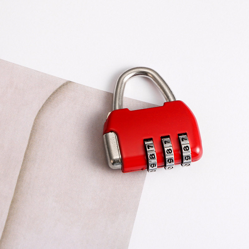 Password Padlock Waterproof and Rust-Proof Suitcase Lock Locker School Bag Luggage Gym Home Small Lock