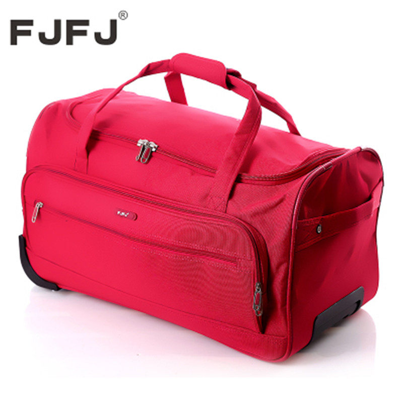 Promotional Lightweight Portable Travel Trolley Bag for Women, Large Capacity Fashionable Backpack for Men, Waterproof Storage Luggage Bag, Foldable