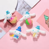 Мультяшный кремовый чехол для телефона ручной работы, набор материалов, брелок, аксессуар, «сделай сам»