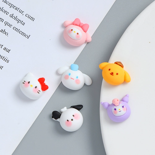 Мультяшный кремовый чехол для телефона, набор материалов ручной работы, барсетка, аксессуар для волос с аксессуарами, «сделай сам»