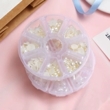 Комплект из жемчуга, аксессуар для волос ручной работы, серьги с аксессуарами, клипсы, набор материалов, «сделай сам»