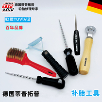 German Tip Top tire repair tool scraper with high-precision cone spiral gluer compaction wheel scraper knife