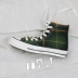 Converse 1970s kẻ sọc màu xanh kẻ sọc màu xanh kẻ sọc màu xanh kẻ sọc vải flannel 162403c162406 giày sneaker nam chính hãng Plimsolls