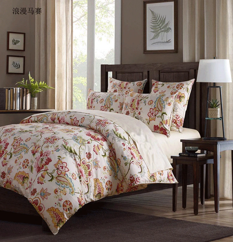 Khăn trải giường màu cotton nguyên chất, bông giường, 60 miếng bông satin dài chủ yếu, khăn trải giường đôi có thể được tùy chỉnh - Khăn trải giường