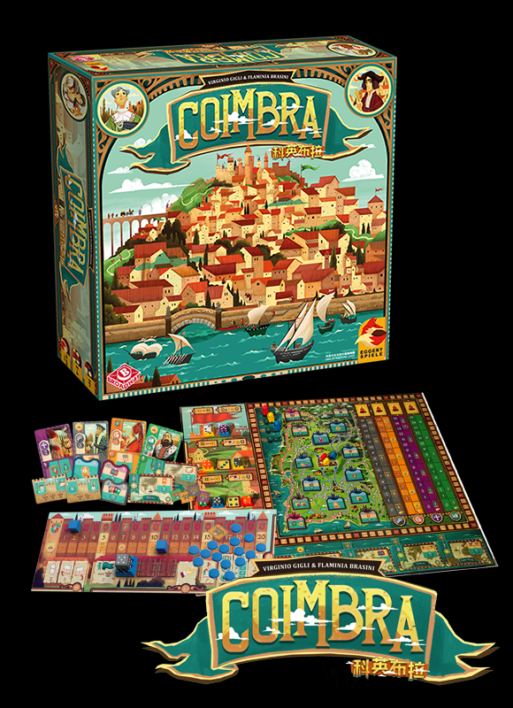 (Bulygames) genuine board game Coimbra Coimbra Chinese genuine board game 