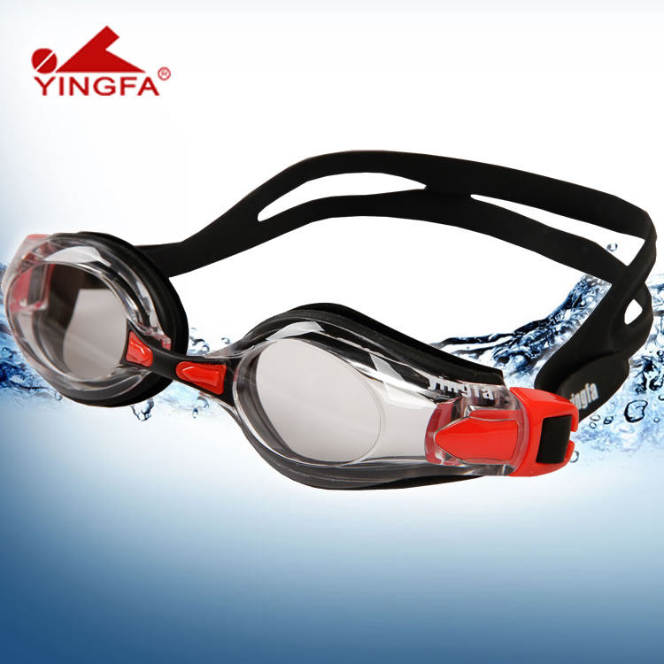 Yingfa swimming goggles anti-fog waterproof adult men's and women's large frame comfortable HD coated student swimming glasses 2800