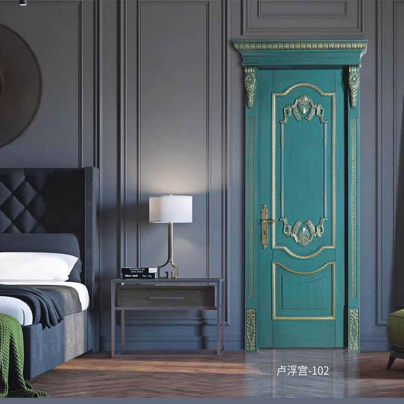 Zhengtai Pint Raw Wood Industry LuFloating Palace Log Series Lu Floating Palace -102 Without Door Lintel