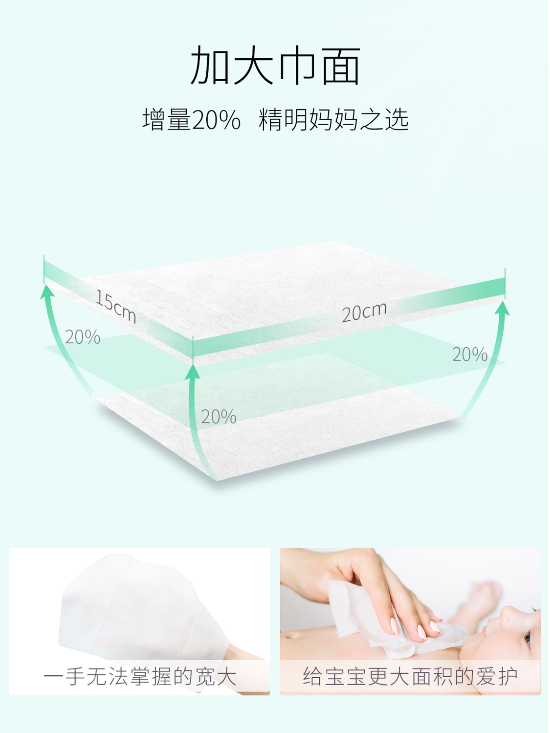 Khăn lau trẻ nhỏ Harlan Khăn lau ướt bé đặc biệt 80 bơm trẻ sơ sinh Khăn giấy sơ sinh 80 bơm người lớn khăn lạnh giá rẻ