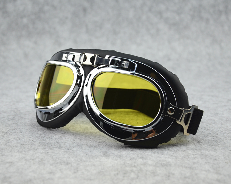Xe máy phiên bản Hàn Quốc của Harley Prince mũ bảo hiểm kính xe điện cát và kính chắn gió xe máy có thể gập lại - Xe máy Rider thiết bị băng bảo vệ khớp gối
