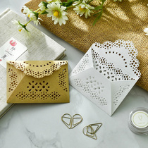 Judy handmade gentle lace paper small exquisite small envelope set of 2