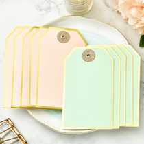 Judy handmade with retainer and gas eye TAG hand account material junkjournal partner 8 2 pieces