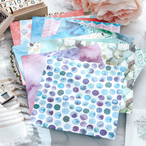 Judy handmade single-sided pure original hand account background material paper 160G 12 sets 21032