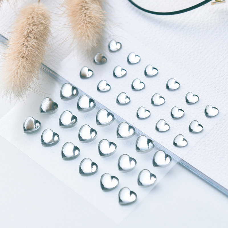 Judy handmade DIY handbill material to the heart of the pearl