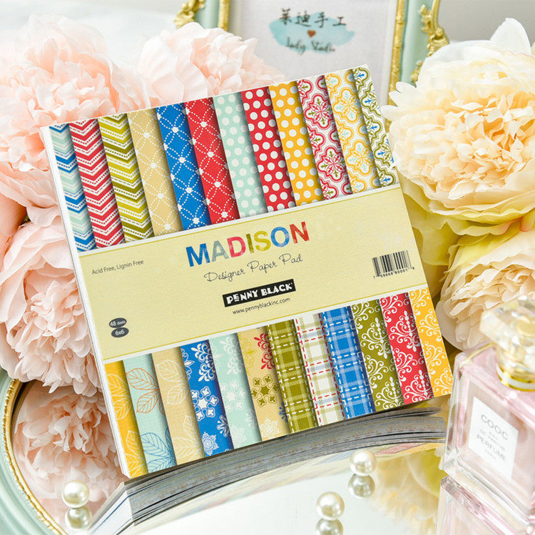 Judy artisanal 6 inch small fresher hand account background material paper JUNKJOURNAL material 230G 48 pages