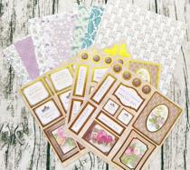 Judy handmade shop vintage style 8 inch scrapbook album diary hand account decorative loose-leaf divider page