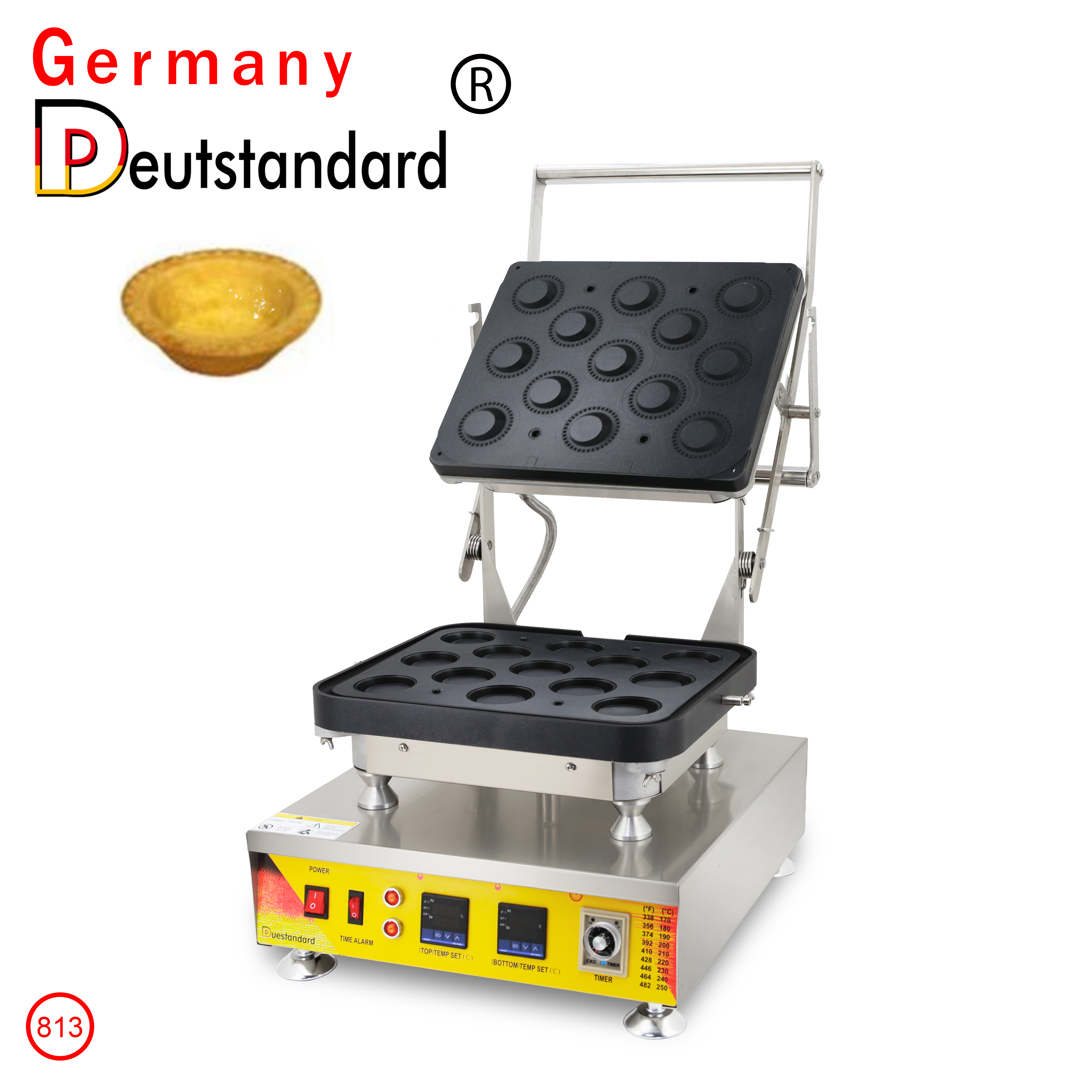 Online Red Gourmet Automatic Popcorn Tunic Egg Tart Moulding Machine Taktart Shell Cheesecookie DIY Equipment NP-813