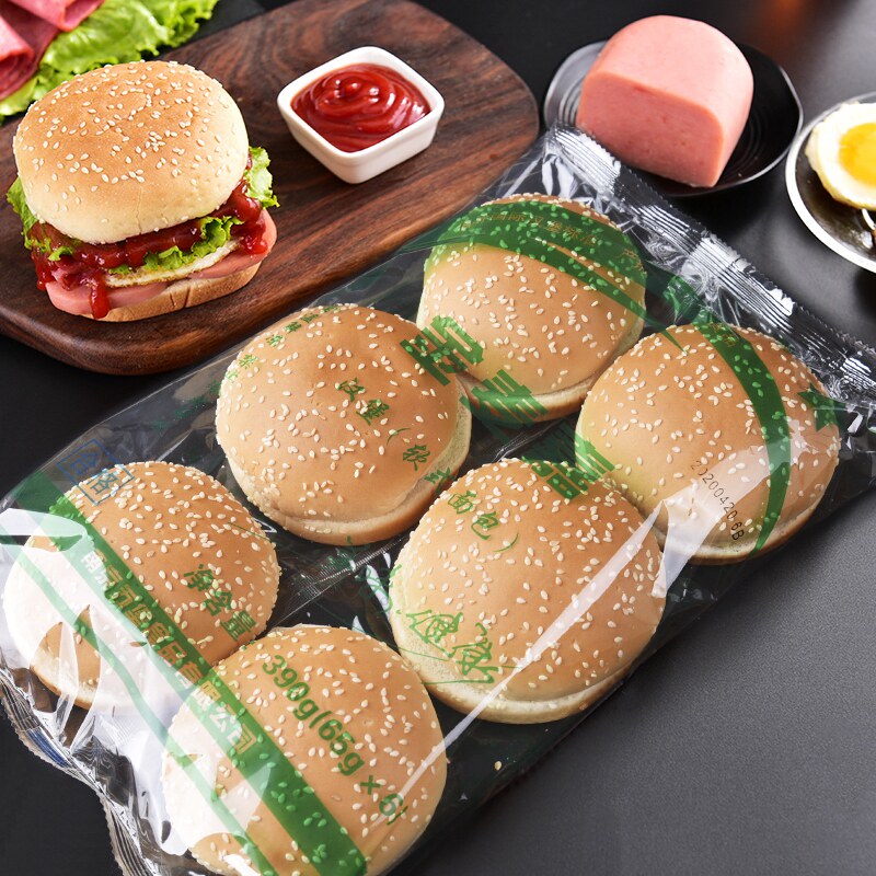 Hamburger bread embryo hamburger semi-finished hamburger bread breakfast hamburger embryo household ready-to-eat home packed whole box