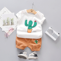 Baby Casual Suit Summer Short Sleeves Clothes Male baby shorts Summer can love female baby Two sets of summer clothes
