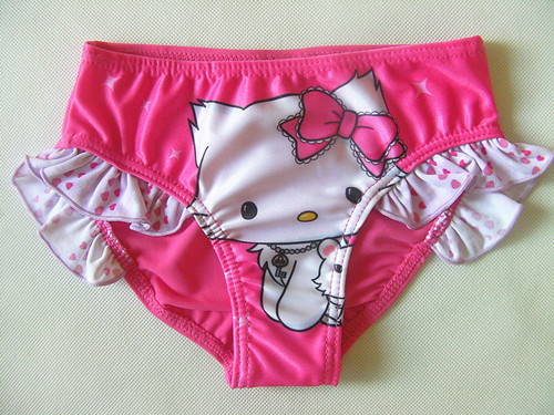 Foreign trade original order Girls' triangle swimming trunks, baby girl's swimming trunks, princess mermaid, little doctor, Minnie