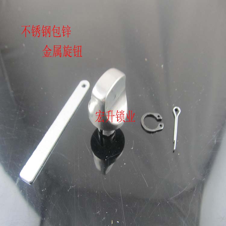 Small anti-theft door knob stainless steel zinc-coated knob metal knob manual safety button anti-lock knob