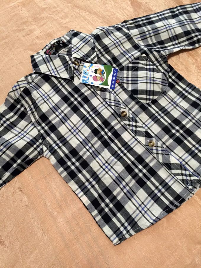 Chemise garcon à manche longue en coton - Ref 2079100 Image 4