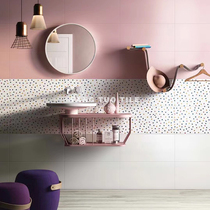 Color macaron bathroom tiles Kitchen wall tiles 200*600 floor tiles Toilet pink tiles 300*600