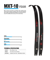 2021 new MXT-10 bow piece South Korea win-win WW bent wood core foam core universal mouth competitive bent bow arrow