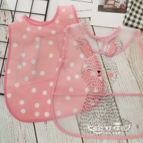 Waterproof bib childrens disposable three-dimensional eating bag baby bib mouth pocket supplementary food cover for men and women children painting clothes