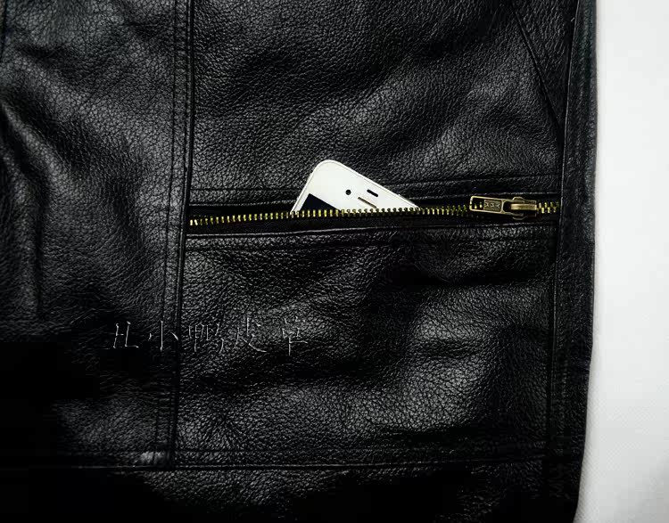 Pantalon cuir homme droit pour hiver - Ref 1485093 Image 12