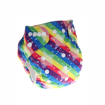 Cute color baby waterproof breathable cloth diapers Baby diaper pants breathable washable diaper pocket single strip