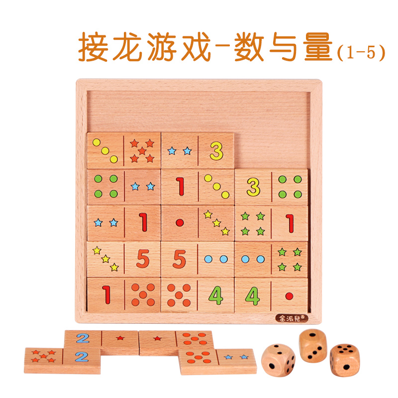 Solitaire game number and quantity gold pie ability development Montessori math teaching aids concentration observation math building blocks