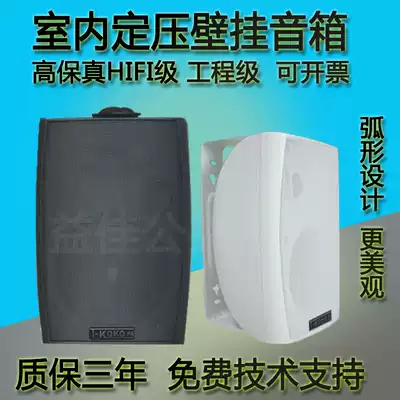 T-KOKOPA public broadcasting 40W 6 inch conference wall-mounted audio CW-206B 6 inch broadcast speaker