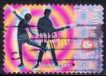 Australian Letter Marketing Stamp Cutting 1998 Rock and Roll 12-4: Normie Rowe Self-adhesive