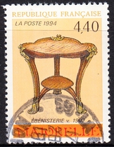 French Letter Marketing Stamps 1994 Decorative Arts 4-3: Living Room Chair