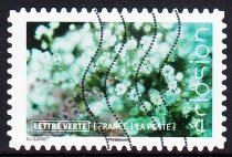 French letter marketing stamps 2019 Blooming flowers 12-5