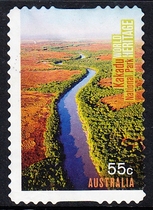 Australian Letter Sales Stamps 2010 World Heritage 4-2: Kakadu National Park (self-adhesive)