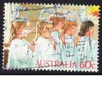 Australian Letter Sales Stamps 1986 Christmas 3-3: Angel