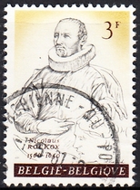 Belgian Letter Sales Stamp 1961 Rockox Mayor of Antwerp (1560-1640) 1-1