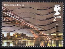 British Letter Marketing Stamps 2002 Bridges in London 5-1: Millennium Bridge