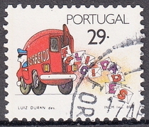 Portuguese Letter Marketing Stamps 1989 Greeting Stamps 2-1: Celebration