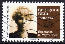 French Letter Marketing Stamps 2022 Famous Explorers 12-5: Gertrude Bell