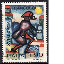 Italian Letter Marketing Stamps 1974 Stamp Day 3-3