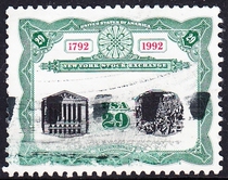 U.S. Letter Marketing Stamps 1992 200th Anniversary of the New York Stock Exchange 1-1