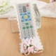 bộ vải điều khiển từ xa máy lạnh TV set-top box DVD của tấm bìa bụi che con bảo vệ tay áo dễ thương - Bảo vệ bụi