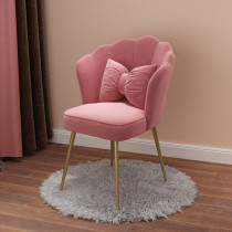 Nordic Net red ins Wind light luxury makeup stool bedroom dresser backrest sofa chair modern simple computer stool